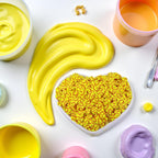 Crafting materials yellow softball polymer clay 10g