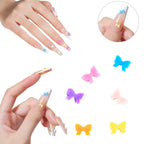 Hocibes fimo slices mixed into clear slime for decorative texture
