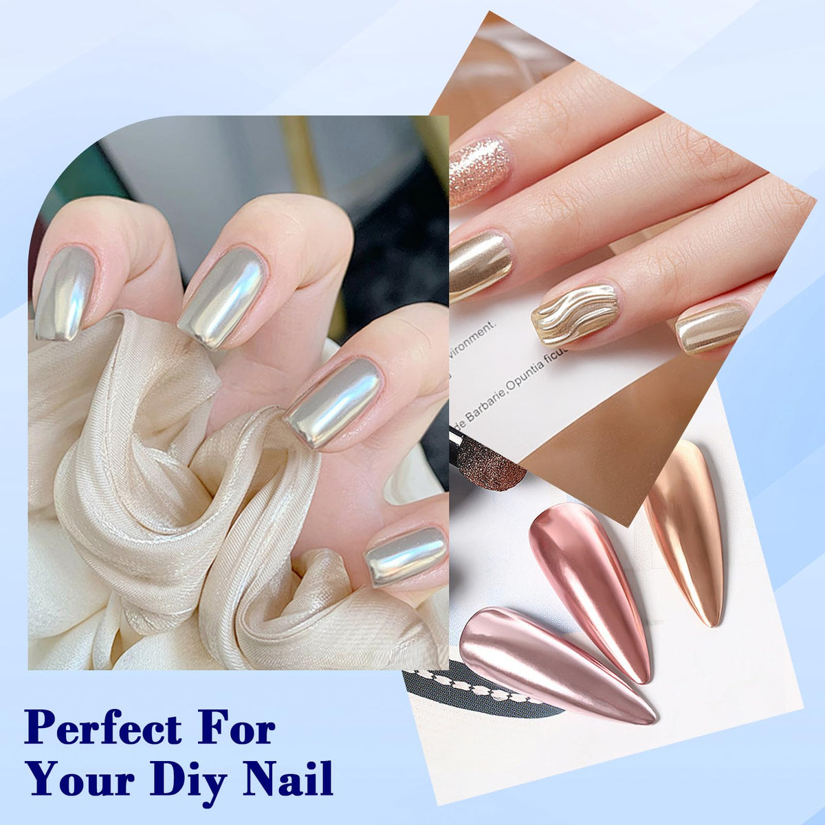 Siusio nail art pigment for gel polish and resin crafts
