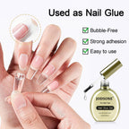 Using Jodsone 4-in-1 gel to apply false nail tips