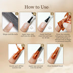 Professional nail foil glue gel for UV LED curing