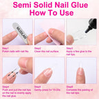 Back label view of Musilan nail glue 18g