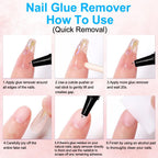 Musilan DIY manicure essential nail glue kit