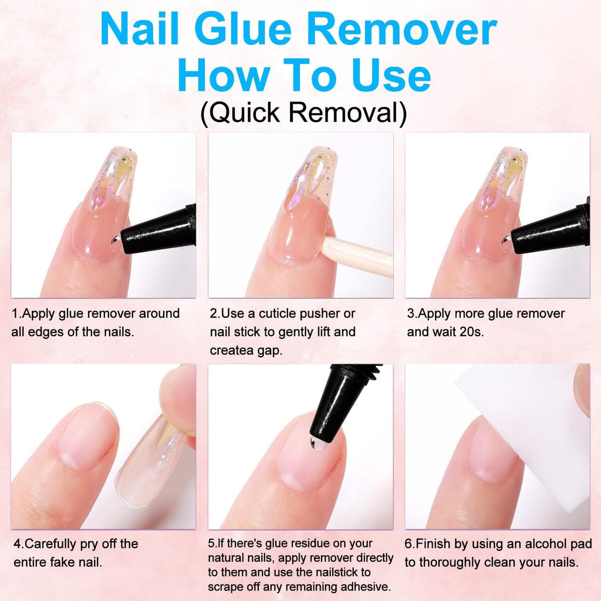 Musilan DIY manicure essential nail glue kit