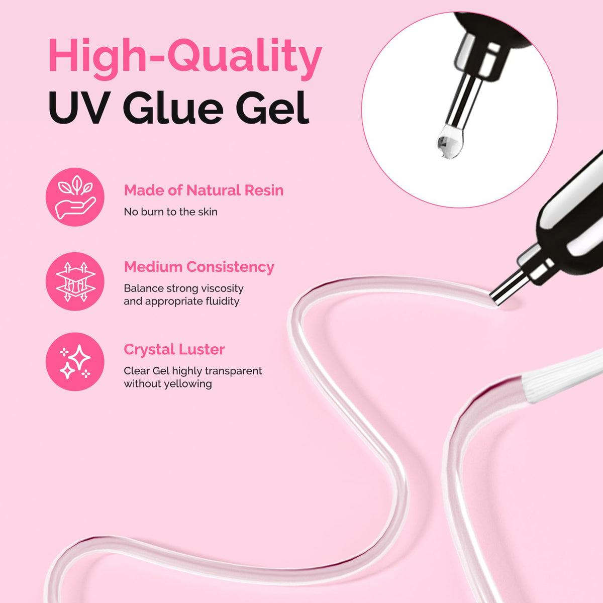 MelodySusie rhinestone glue set for DIY manicures