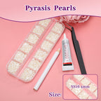 Pyrasis pearl nail decor kit with adhesive pencil
