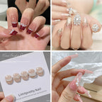 Snmzlc nail art kit organized in storage compartments