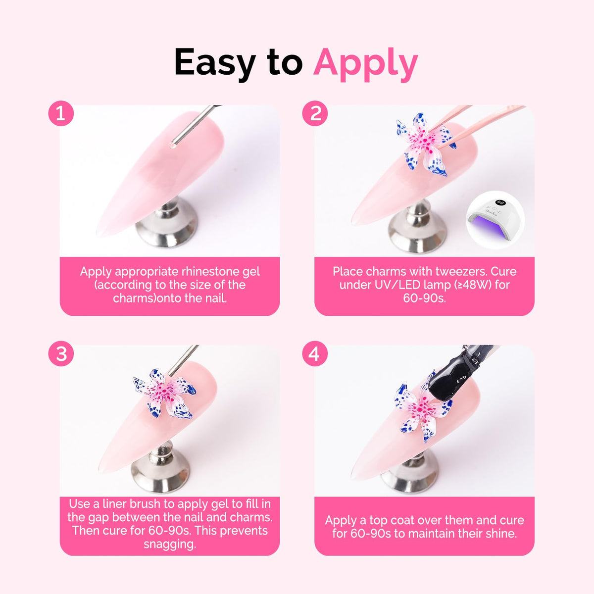 MelodySusie nail art kit including professional tweezers