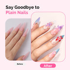 Various shapes of 3D nail gems from MelodySusie collection