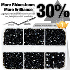Qiipii rhinestones used for DIY tumbler decoration