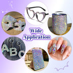 Bulk pack of 4000 pieces Crystal AB flatback gems