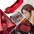 Professional set of red flatback gems for crafting and beauty.