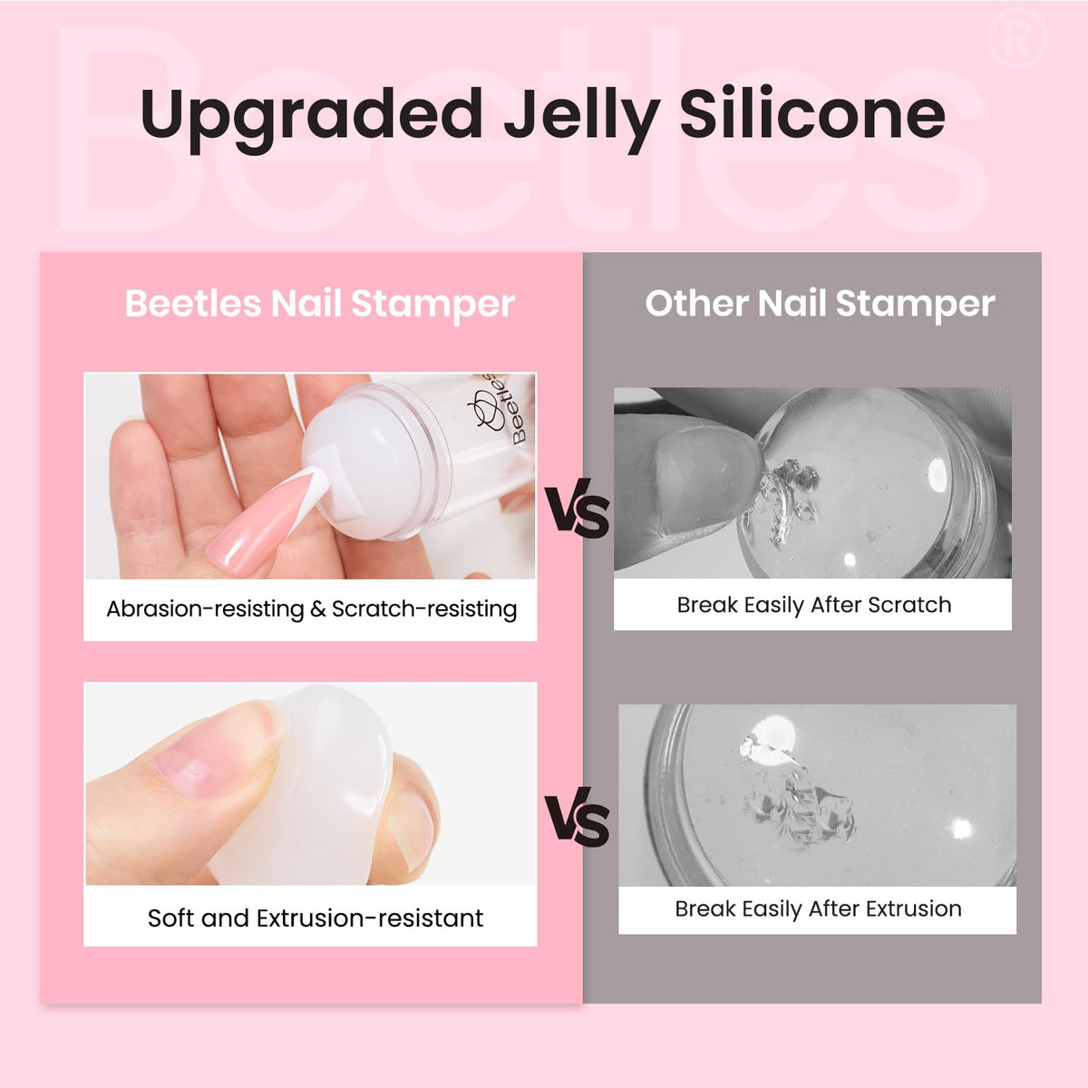 DIY French manicure kit with replacement heads