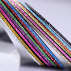 Variety of colors in Ucrhjjc nail art striping tape kit