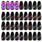 Fandamei nail art kit with stainless steel tweezers