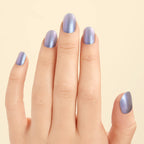 Close up of Dashing Diva Digital Lavender gradient gel nail texture