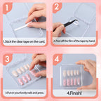 Premium acrylic double sided sticky tabs for press on nail sample boards and presentation