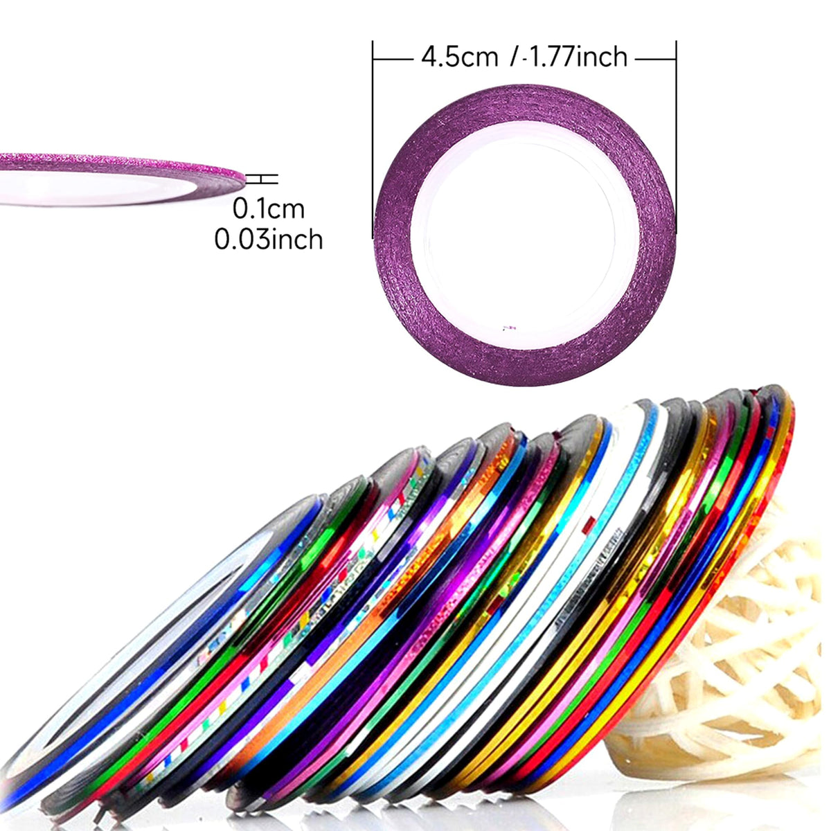 Myubwtf nail tape set packaging and contents layout