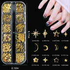 Silpecwee ocean theme metal nail rivets in storage box