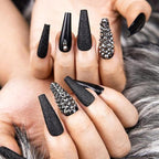 Packaging overview of the imported SONGJIE mini metal rivet punk nail decoration accessories set.