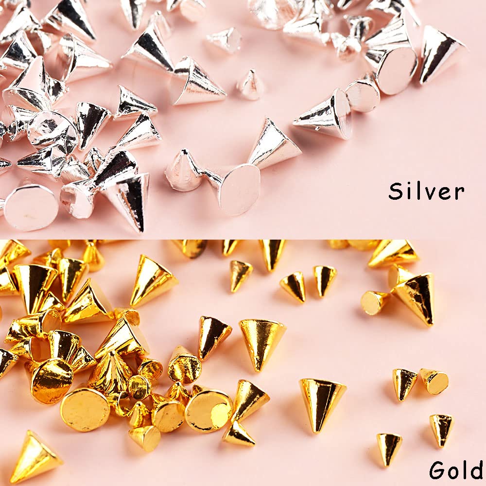 Packaging overview of Jaliya six grid box containing scratch resistant alloy nail charms