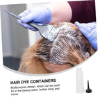 Premium clear plastic dry cleaning bottles for hair oiling and root coloring treatments.