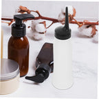 Three piece multi purpose empty squeeze containers ideal for professional hair salon use.