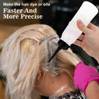 PACKOVE professional salon hair squeeze bottles showing flexible plastic material
