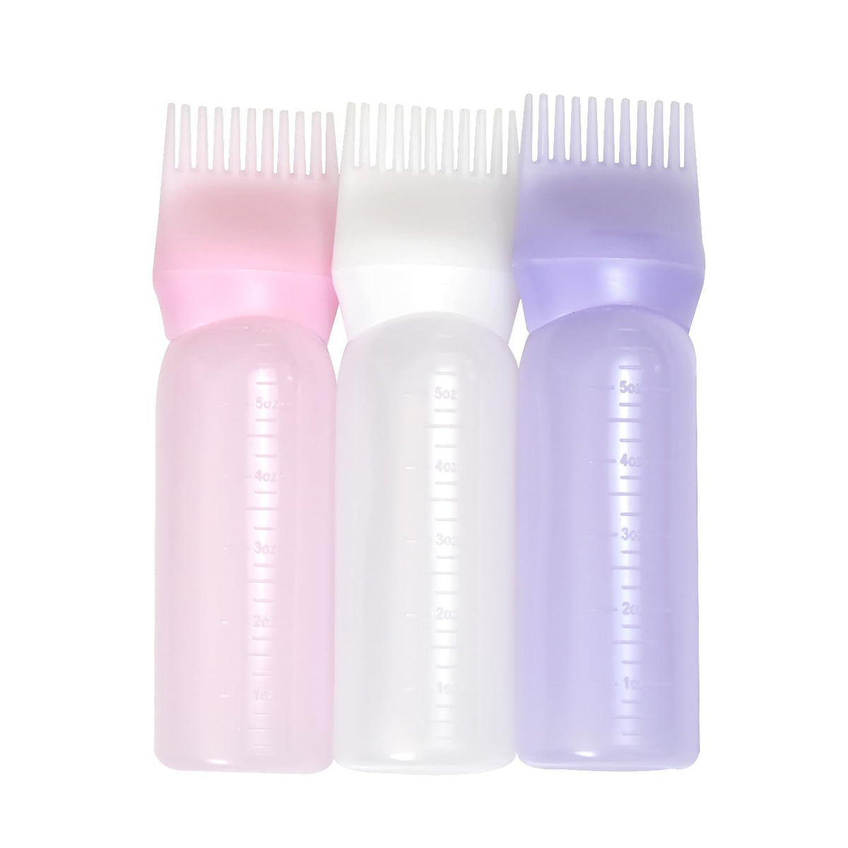 YANTAISIYU lightweight hair treatment bottle being used for mess free root distribution