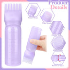 ProSuites hair dye tools kit showcasing both colored bottles and the separate pink soft massager brush