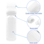 ELANE scalp oiling applicator bottle showing clear measurement scale markings on the side