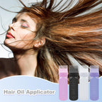 Squeeze plastic hair dye applicator bottle with precise fluid ounces markers