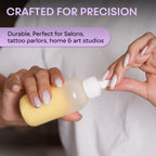 BRIGHTFROM multi purpose squeeze containers for craft paint and liquid adhesive storage solution