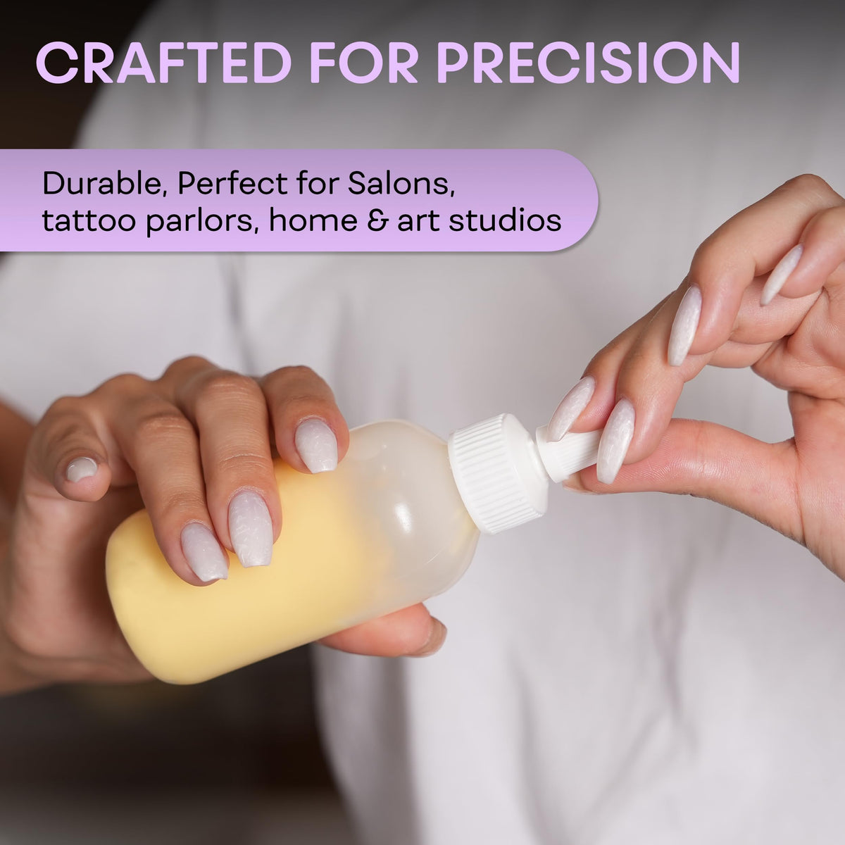 BRIGHTFROM multi purpose squeeze containers for craft paint and liquid adhesive storage solution