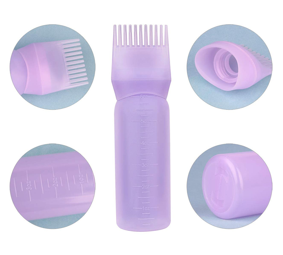 Two pack of purple Yebeauty hair dye bottles displayed side by side