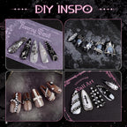 Variety of nail pearls and steel caviar beads from Belleboost