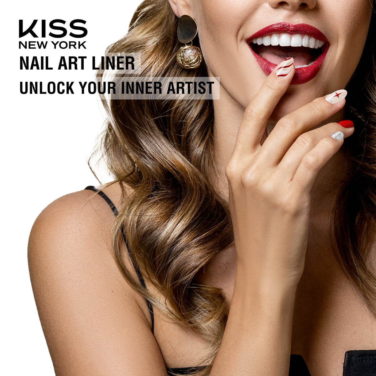 Authentic USA imported Kiss New York nail art product