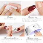 Application result of Jmeowio UV gel nail art design