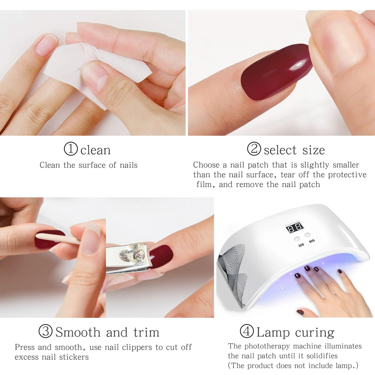 Application result of Jmeowio UV gel nail art design