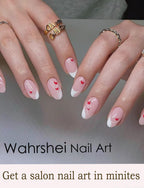 Contents of Wahrshei gel nail kit including file and wooden stick
