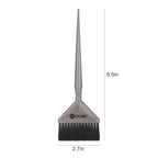 Tapered handle detail for professional hair sectioning and dyeing
