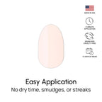 Color Street Ballet Blush nail strips creme texture detail