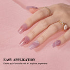 MelodySusie gel nail wraps kit contents including 20 strips