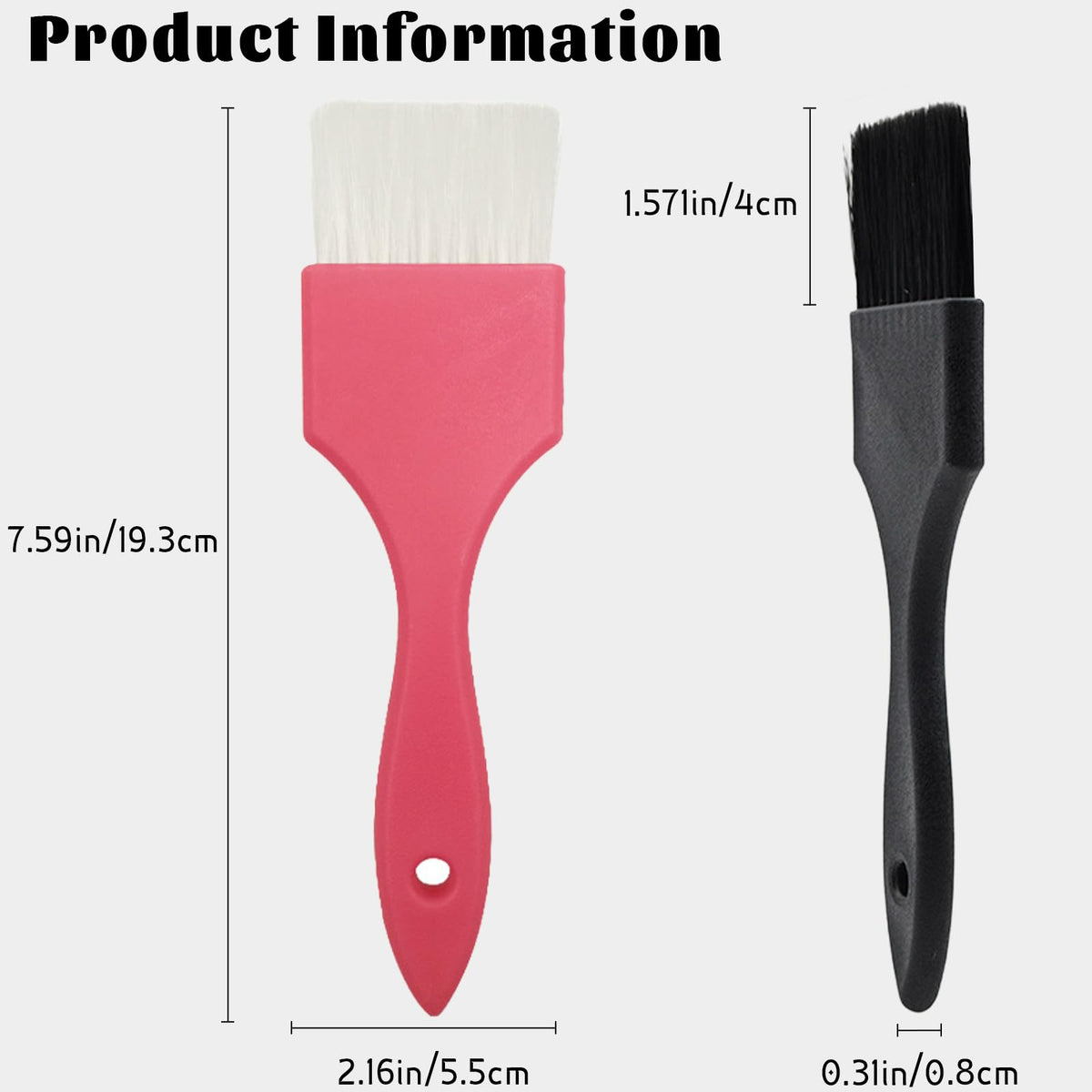 Hair dye brush set for home salon use