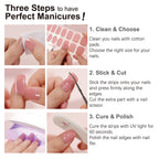 Danni & Toni semi cured gel strips kit contents