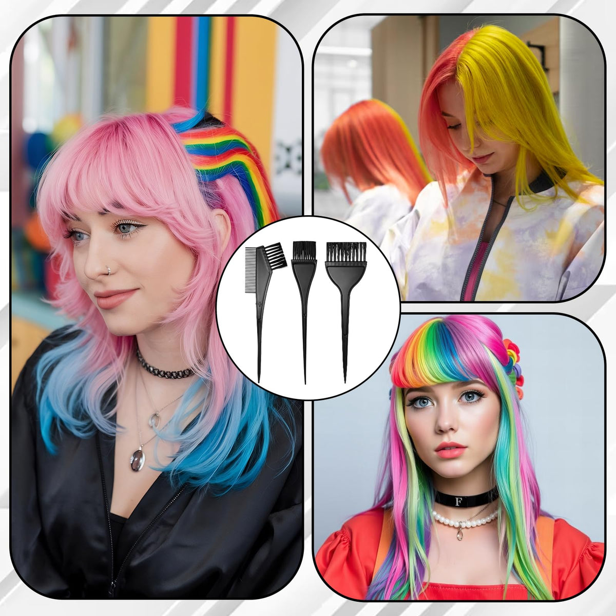 Bohuiz hair dye applicator kit for home and salon highlighting