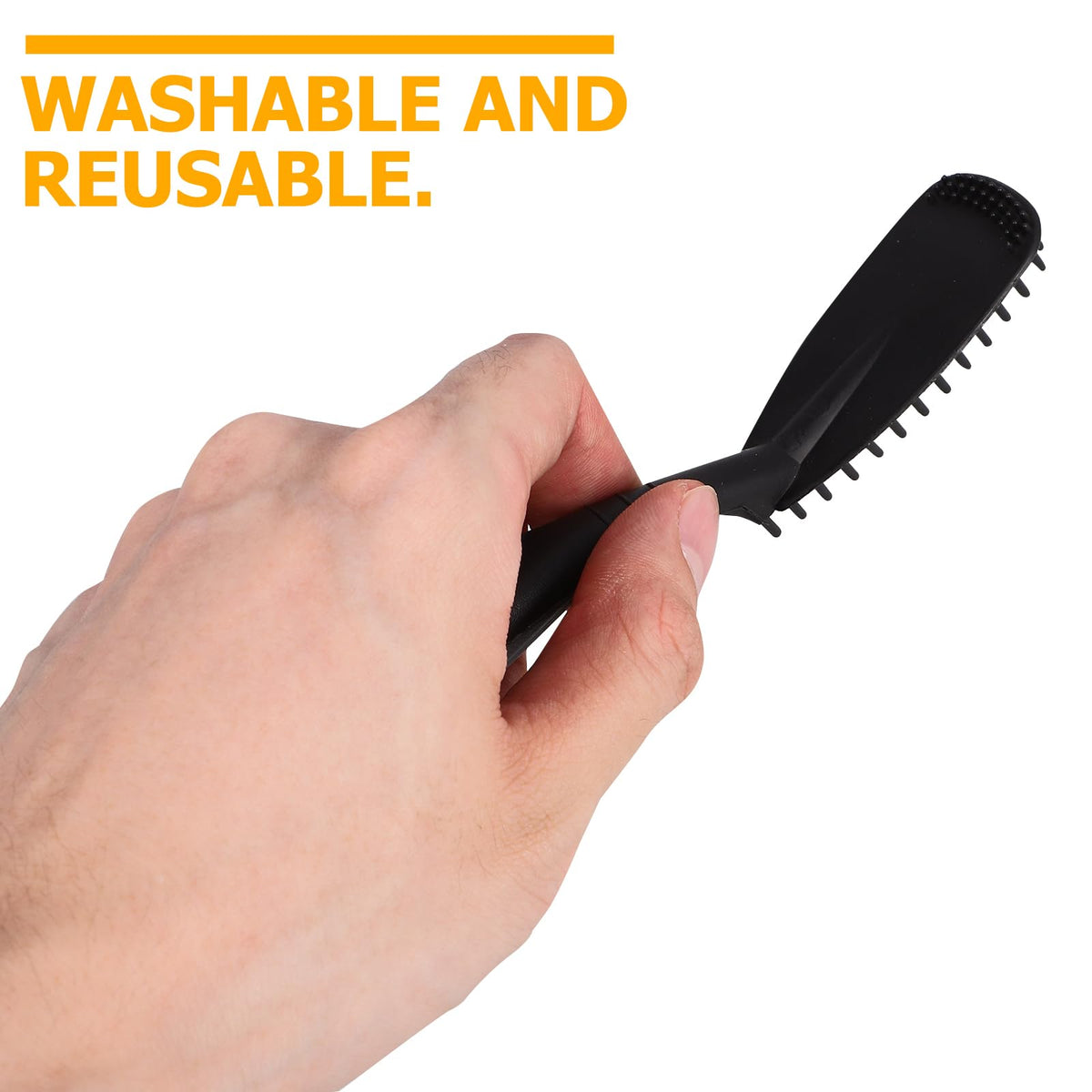Ergonomic hair dye comb and brush tools for home use