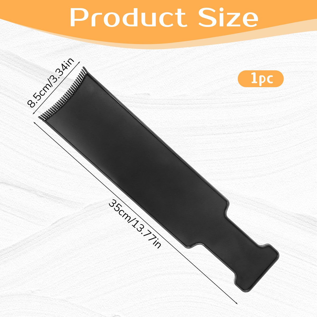 Professional black hair dye paddle for balayage