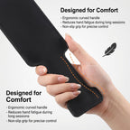 Ergonomic handle design of hair dye highlight board
