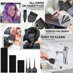 Professional balayage highlighting board for hair coloring